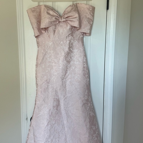 Blush Floral Lace dress - Picture 2 of 7
